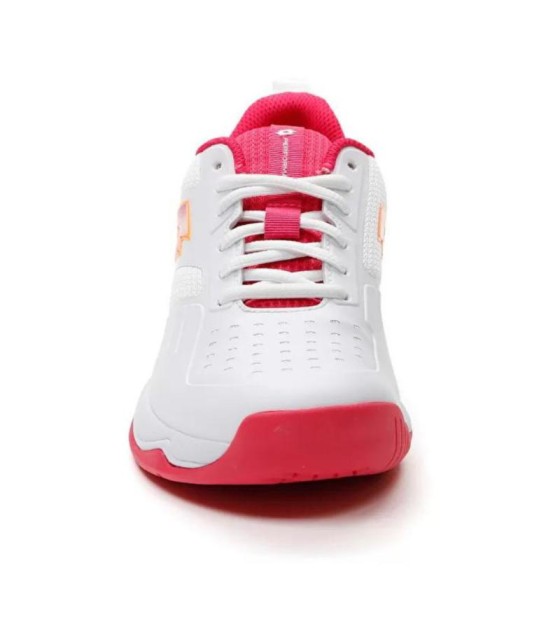 Tenis Lotto Superrapida 400 V Branco Rosa Mulher | Ipontennis