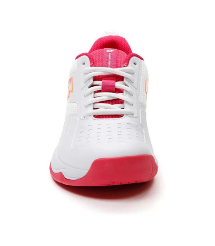 Tenis Lotto Superrapida 400 V Branco Rosa Mulher | Ipontennis