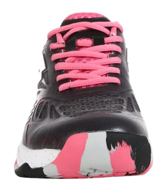 Zapatillas Lotto Superrapida 200 IV Negro Fucsia Mujer  4