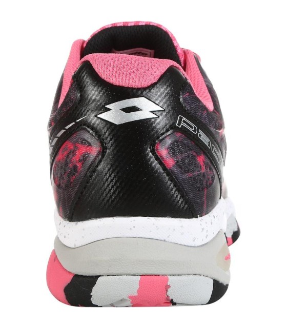 Zapatillas Lotto Superrapida 200 IV Negro Fucsia Mujer  5