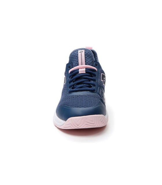 Lotto Mirage 500 II Blue Denim Pink Grey Metal Women's Shoes | Ipontennis