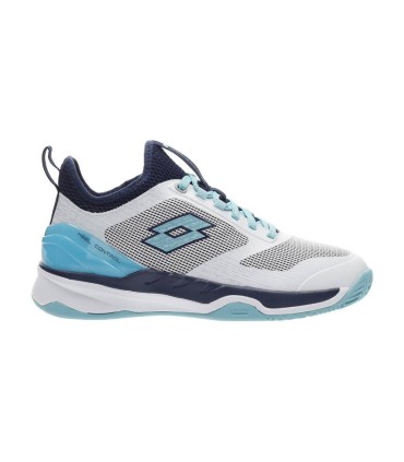 Lotto Mirage 200 White Radiant Blue Shoes | IPONTENNIS