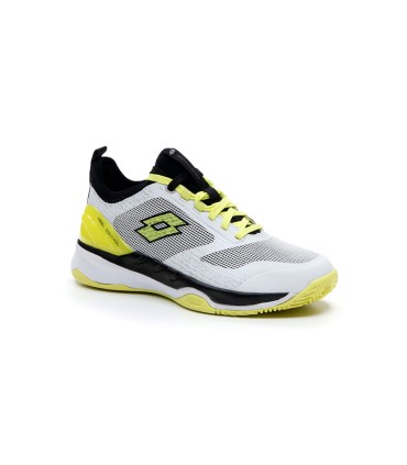 Lotto Mirage 200 White Neon Yellow Black Women's Shoes | IPONTENNIS