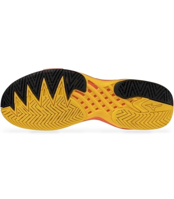 Zapatillas Mizuno Wave Exceed Tour 6 Clay Blanco Coral Amarillo  2