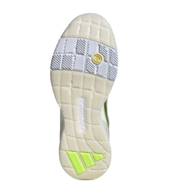 Zapatillas Adidas Crazyquick Padel Blanco Lucid Limon Mujer  2