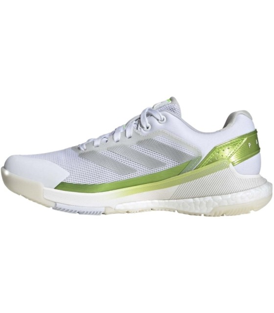 Zapatillas Adidas Crazyquick Padel Blanco Lucid Limon Mujer  3