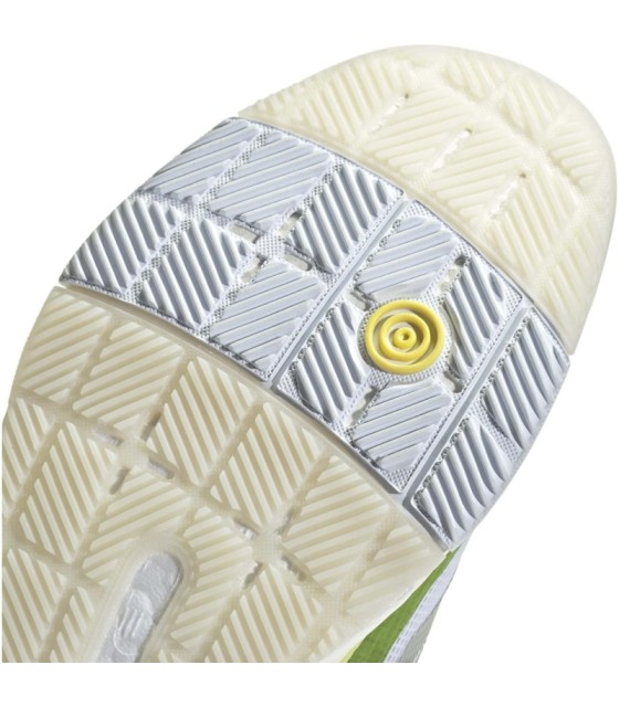 Adidas Crazyquick Padel Shoes White Lucid Lime Women | Ipontennis
