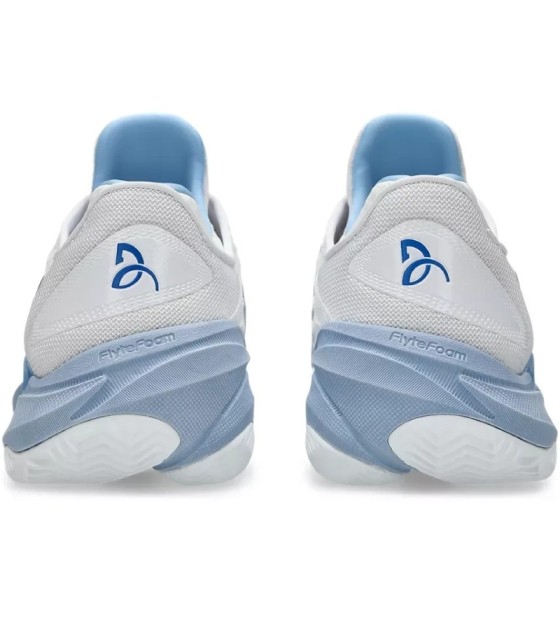 Zapatillas Asics Court FF 3 Novak Clay Blanco Azul Tuna  5