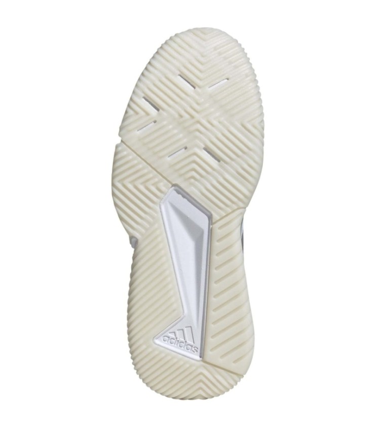 Scarpe Adidas Courtquick Padel Bianco Argento Verde Donna | Ipontennis