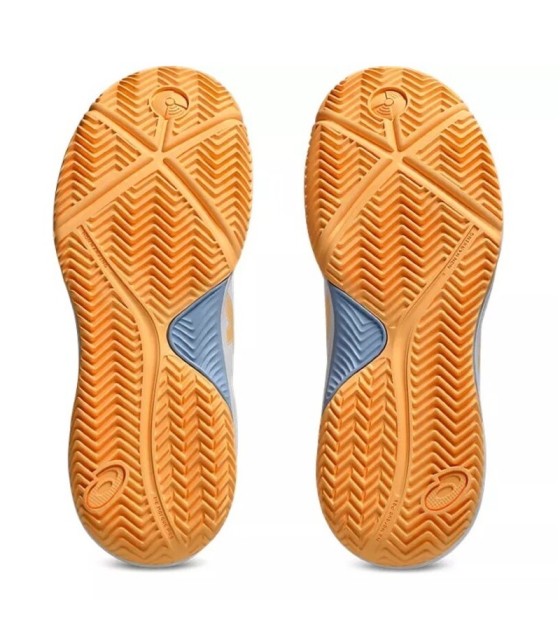 Ténis de Padel ASICS Gel Dedicate 8 GS Branco Laranja Junior | Ipontennis