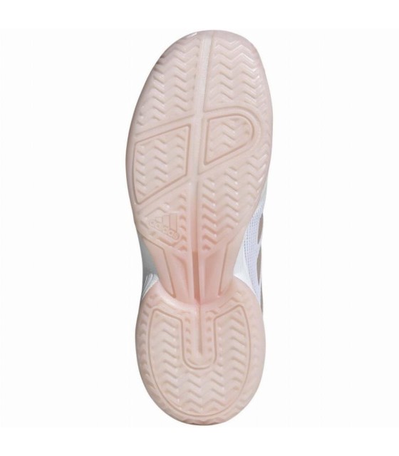 Zapatillas Adidas Ubersonic Blanco Plata Rosa Junior  2