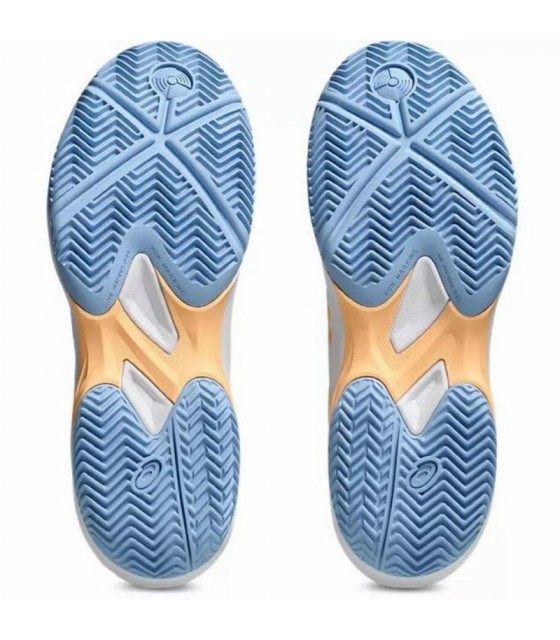 Chaussures Asics Game FF Padel Blanc Orange Femme