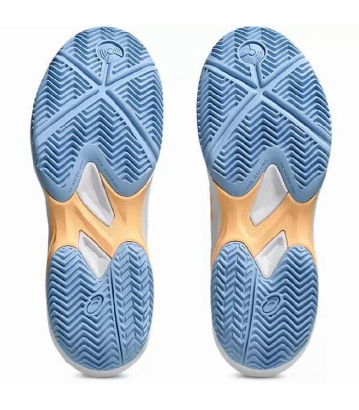 Scarpe Asics Game FF Padel Bianco Arancione Donnata Economico