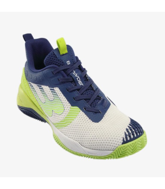 Chaussures Bullpadel Juan Tello Vertex Grip 22I Blanco Verde | Ipontennis