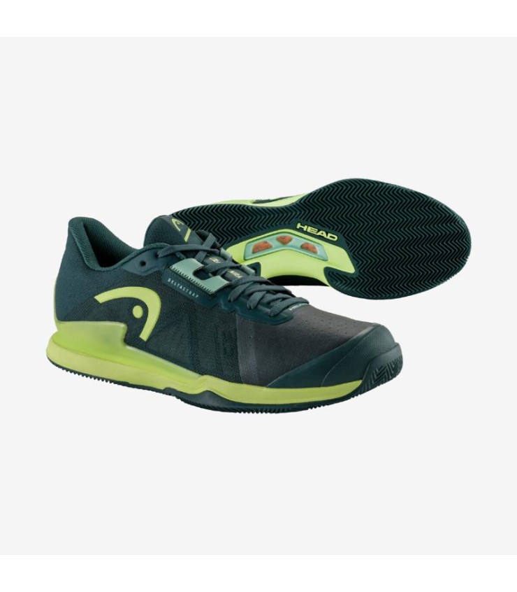 Tenis Head Sprint Pro 3.5 Clay Verde Escuro | Ipontennis