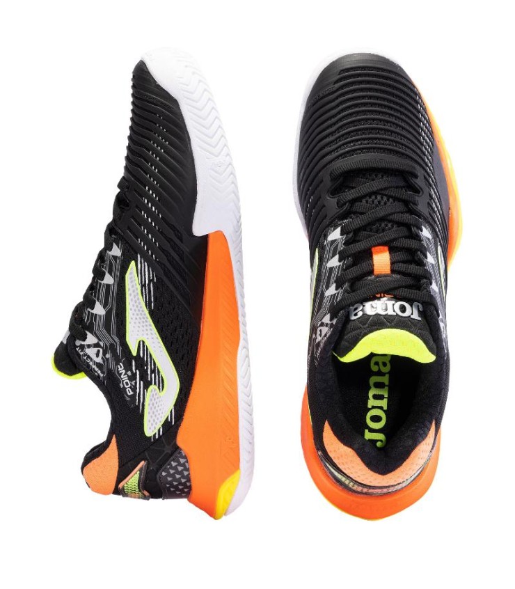 Zapatillas Joma T.Point 2301 Negro Naranja  4