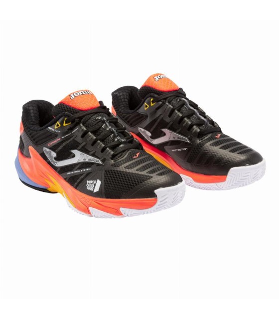 Zapatillas Joma WPT Open 2201 Negro Coral  4
