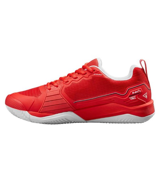Zapatillas Wilson Rush Pro 4.5 Clay Rojo Blanco  3