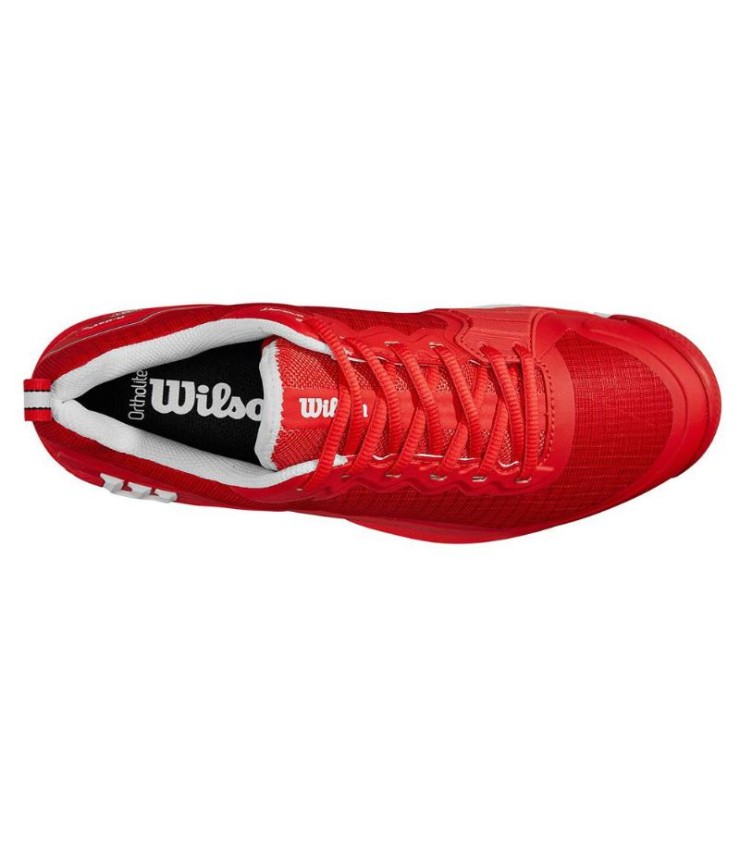Wilson Rush Pro 4.5 Clay Rot Weiß Turnschuhe | IPONTENNIS