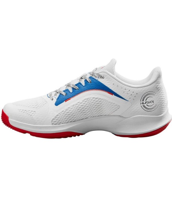 Tenis Wilson Hurakn 2.0 Branco Azul Vermelho | IPONTENNIS