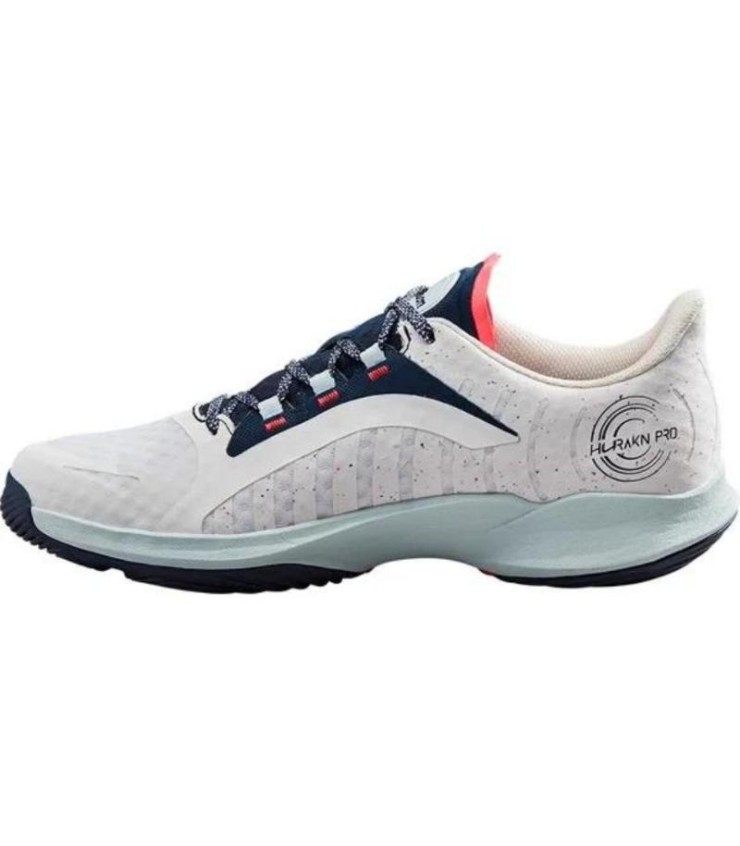 Chaussures Wilson Hurakn Pro Blanc Bleu Femme | Ipontennis