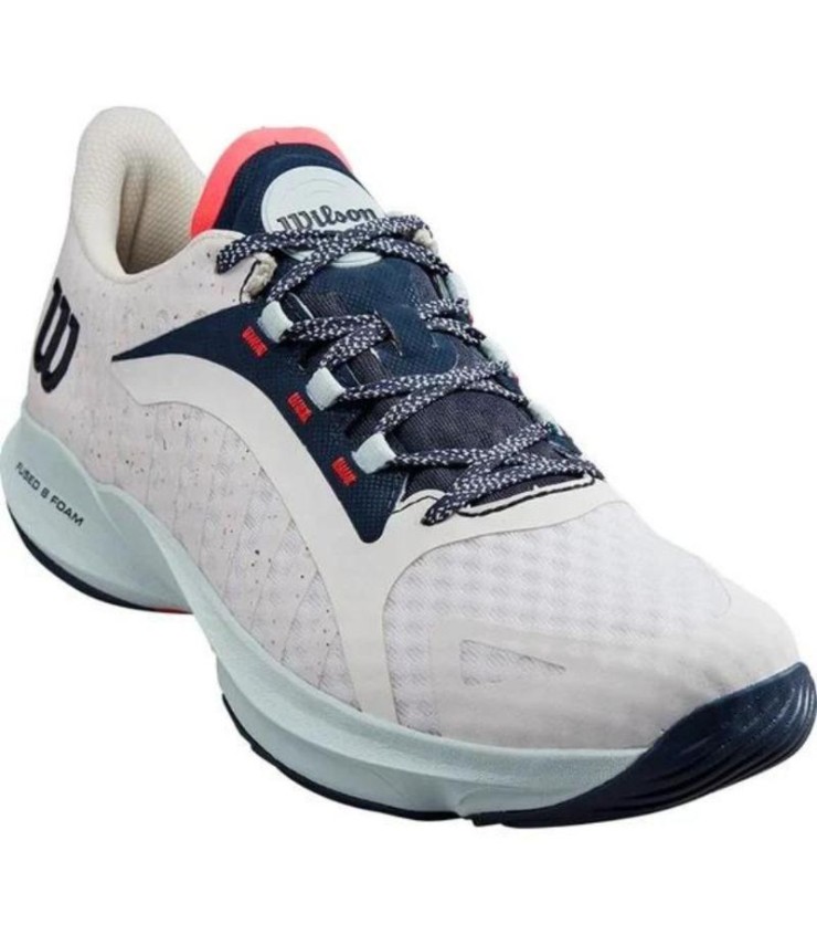 Wilson Hurakn Pro Weiß Blau Damen Tennisschuhe | Ipontennis