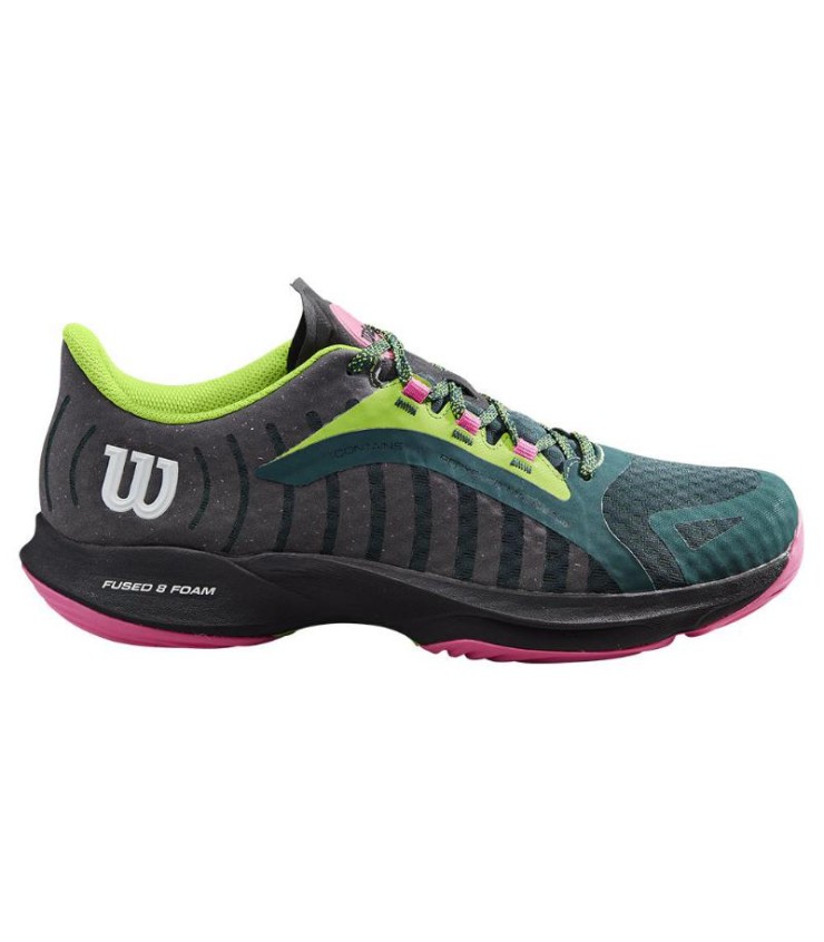 Zapatillas Wilson Hurakn Pro Verde Negro Mujer  1