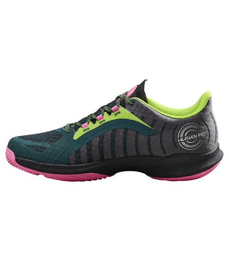 Zapatillas Wilson Hurakn Pro Verde Negro Mujer  3