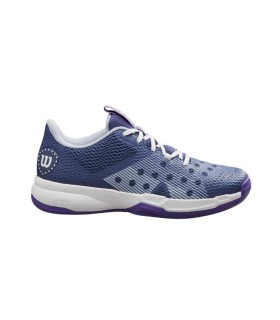 Zapatillas Wilson Hurakn Team Cobalto Lila Blanco Mujer  1