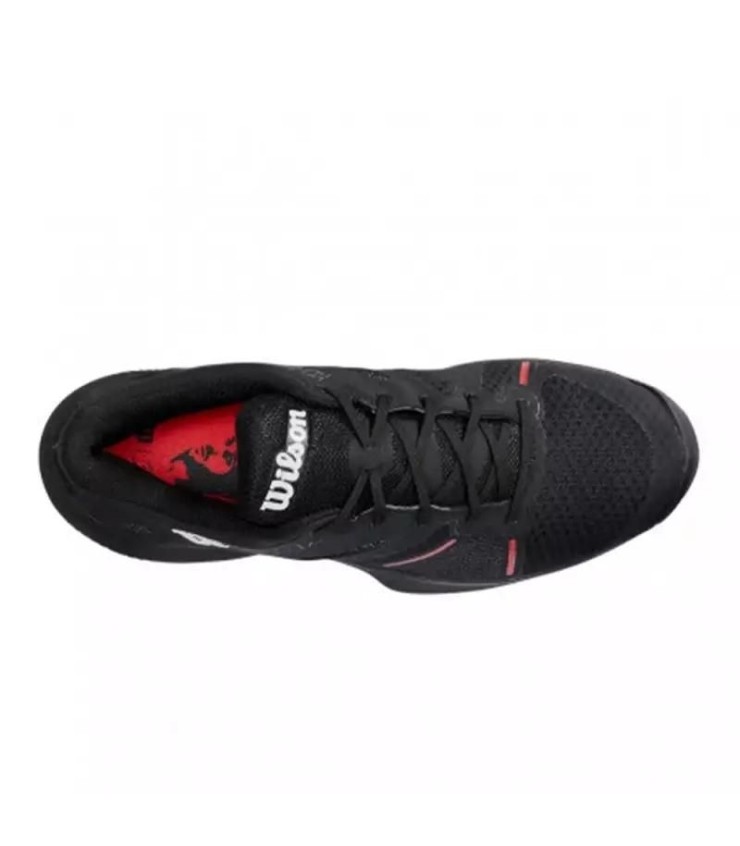 Chaussures Wilson Bela Pro Noir Rouge Coquelicot SHOES | Ipontennis
