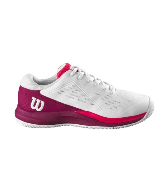 Ténis Wilson Rush Pro Ace Branco Bordeaux Júnior | Ipontennis