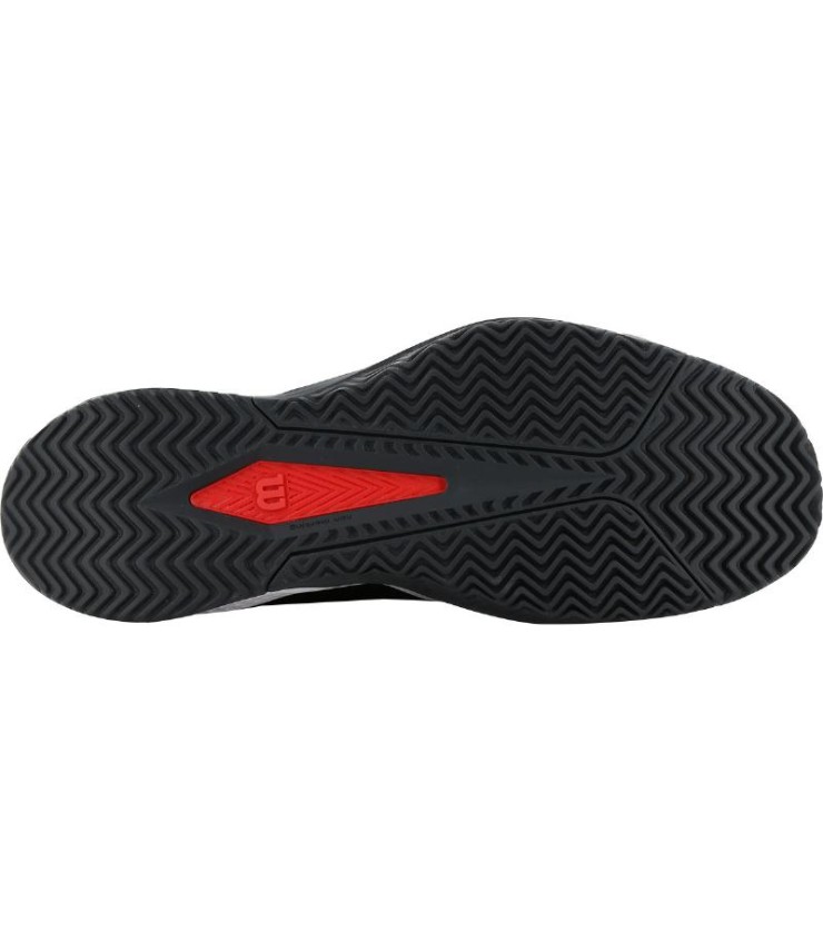 Tenis Wilson Rush Pro Lite Preto Vermelho Branco | IPONTENNIS