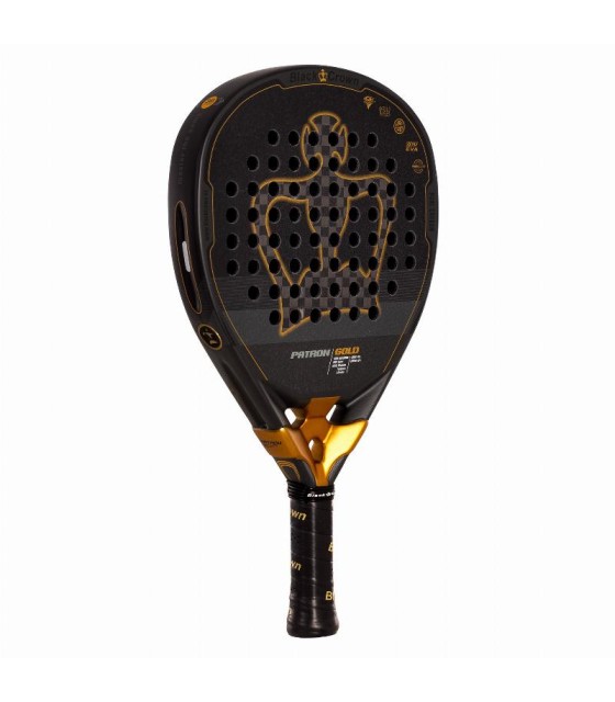 Black Crown Patron Gold 2025 Padel Racket | Ipontennis