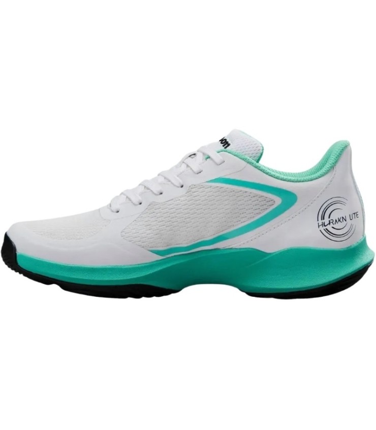Chaussures Wilson Hurakn Lite Blanc Turquoise Noir Femme | Ipontennis