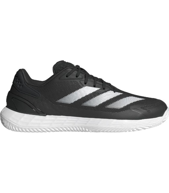 Shoes Adidas Defiant Speed 2 Clay Black White Gris | Ipontennis