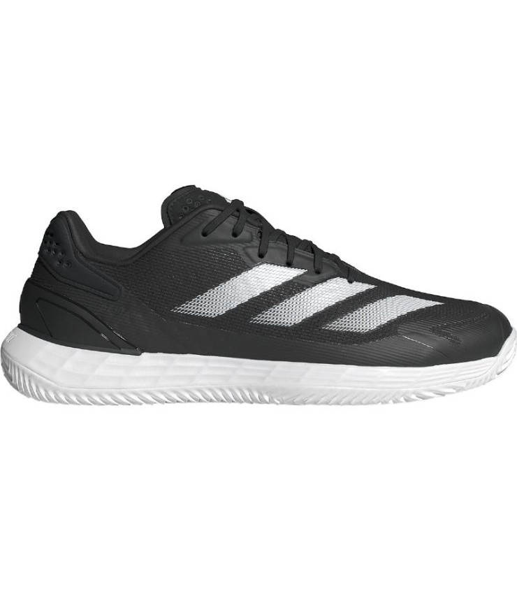 Shoes Adidas Defiant Speed 2 Clay Black White Gris | Ipontennis