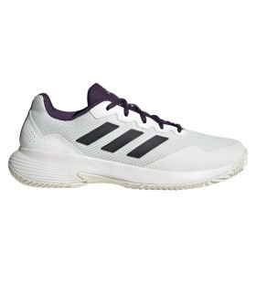 Adidas GameCourt 2 White Purple Aurora Shoes | Ipontennis
