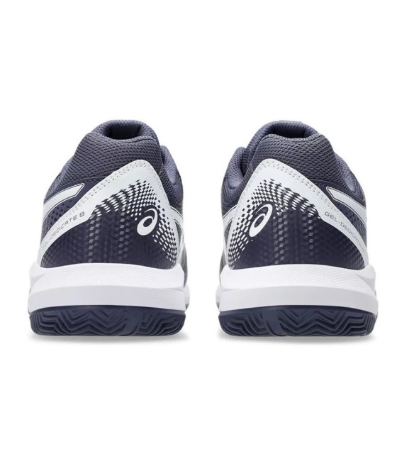 Zapatillas Asics Gel Dedicate 8 Clay Azul Indigo Blanco  5
