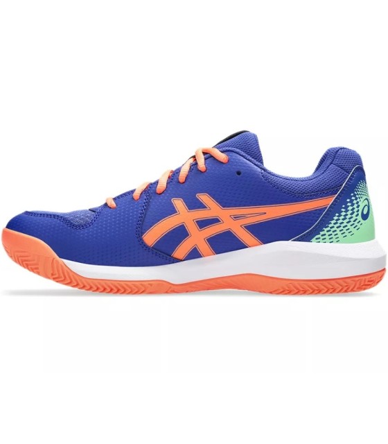 Zapatillas Asics Gel Dedicate 8 Padel Azul Cobalto Coral  3
