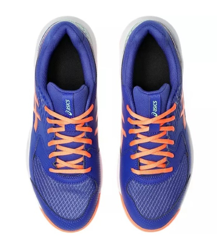 Zapatillas Asics Gel Dedicate 8 Padel Azul Cobalto Coral  4