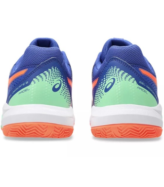 Tênis Asics Gel Dedicate 8 Padel Azul Cobalto Coral | Ipontennis