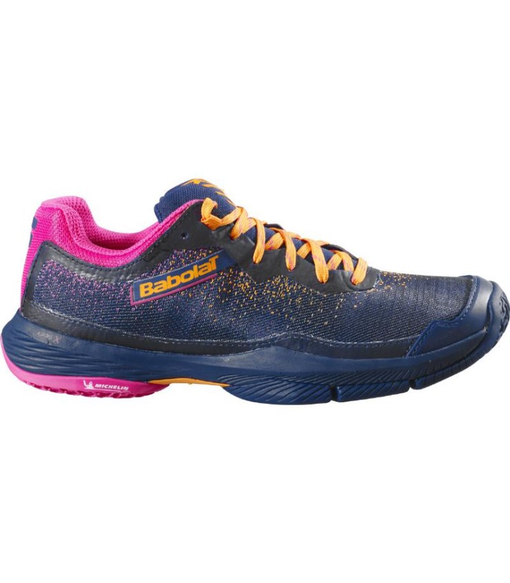 Tenis Babolat Jet Ritma Azul Marinho Rosa Mulher | Ipontennis