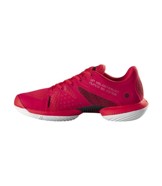 Zapatillas Wilson Bela Pro Rojo Poppy Blanco Negro  3