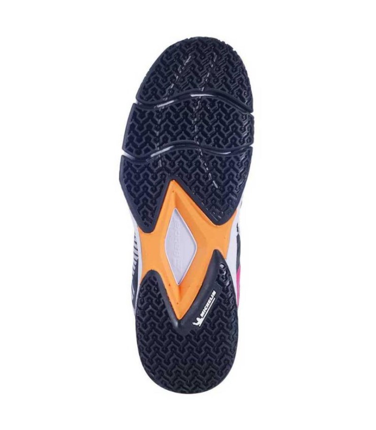 Tenis Babolat Sensa Branco Preto Fúcsia Mulher | IPONTENNIS