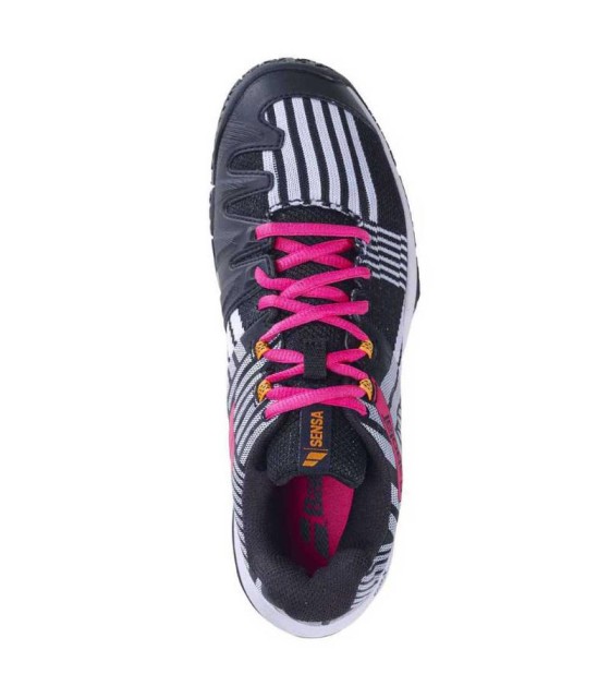 Zapatillas Babolat Sensa Blanco Negro Fucsia Mujer 5