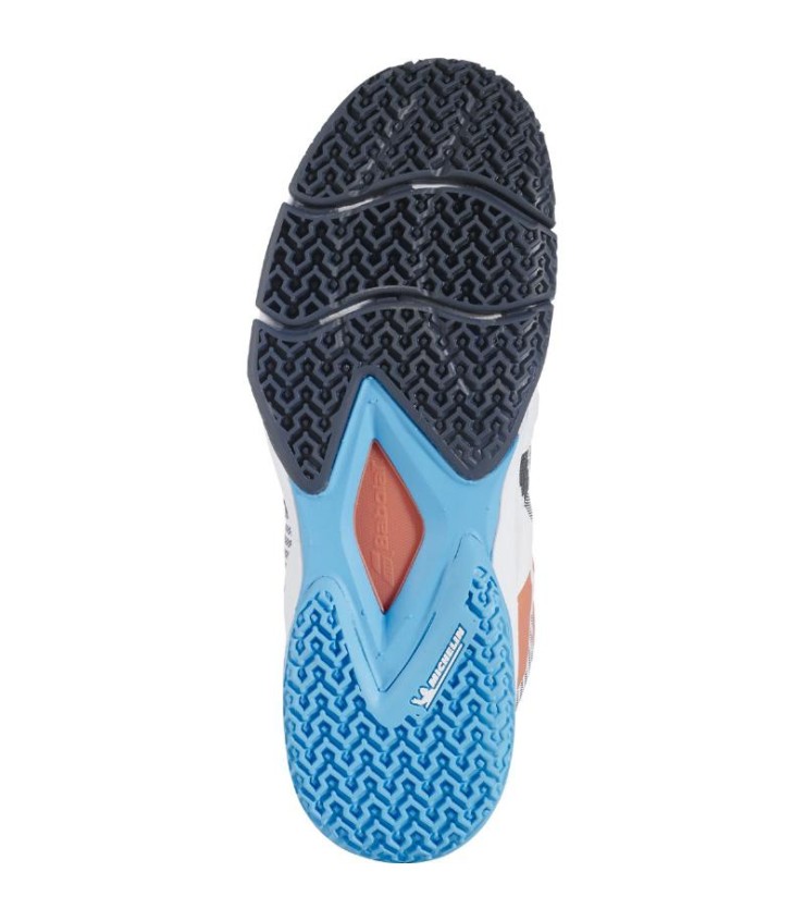 Zapatillas Babolat Sensa Blanco Turquesa Mujer 2