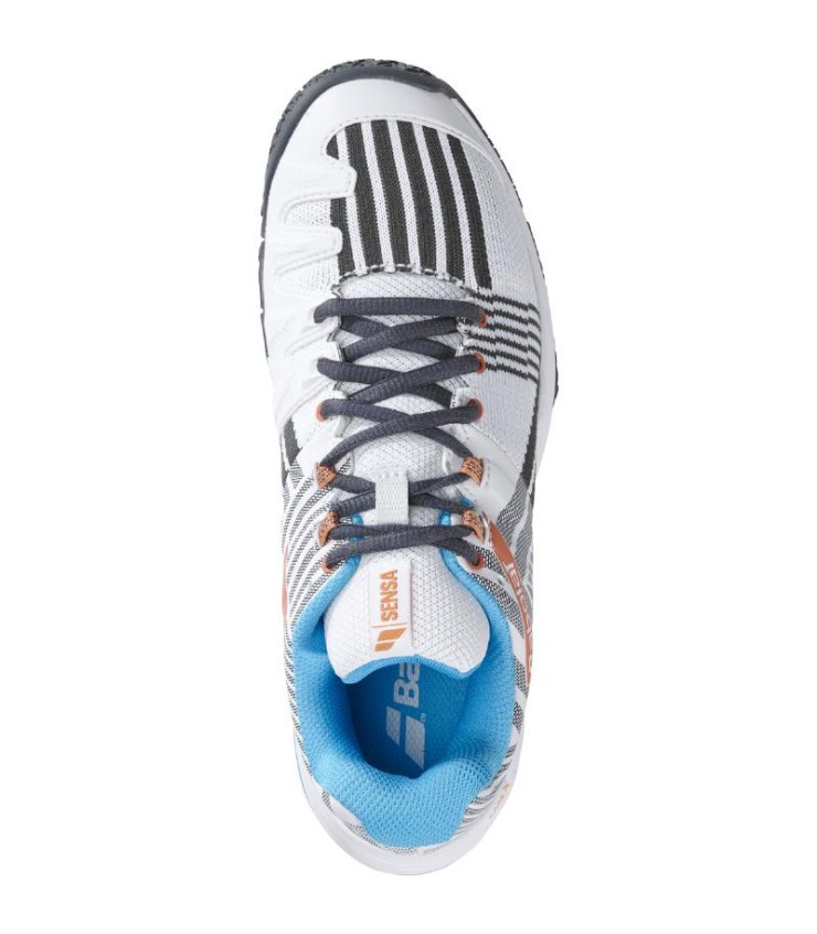 Tenis Babolat Sensa Branco Turquesa Mulher | Ipontennis