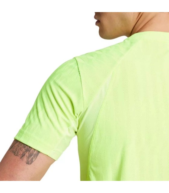 Camiseta Adidas Pro FreeLift verde néon