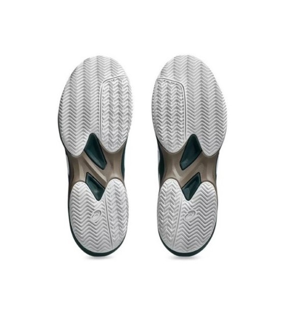 Chaussures Asics Game FF Clay Blanco Verde Saxon | Ipontennis