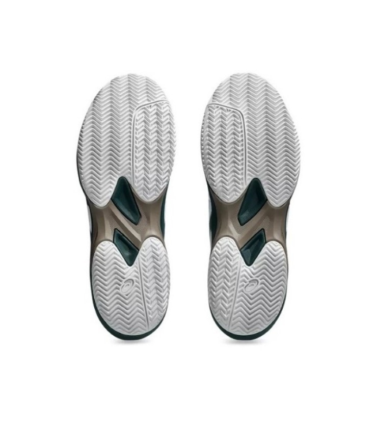 Chaussures Asics Game FF Clay Blanco Verde Saxon | Ipontennis